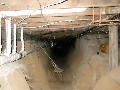 Tunnels beneath the hotel